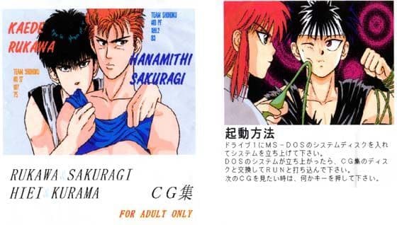 RUKAWA&SAKURAGI HIEI&KURAMA CG集