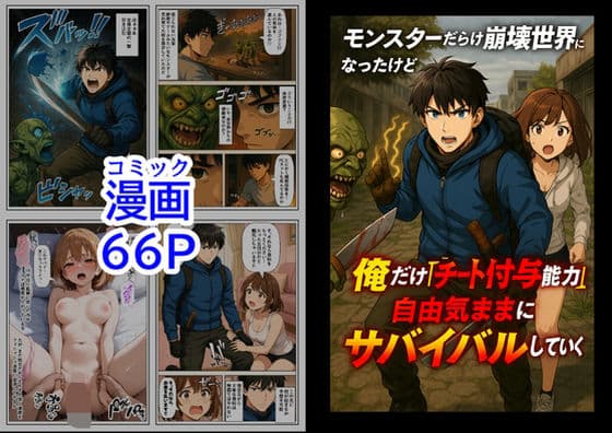 モンスターだらけの崩壊世界になったけど、俺だけ【チート付与能力】で自由気ままにサバイバルしていく《第1話》