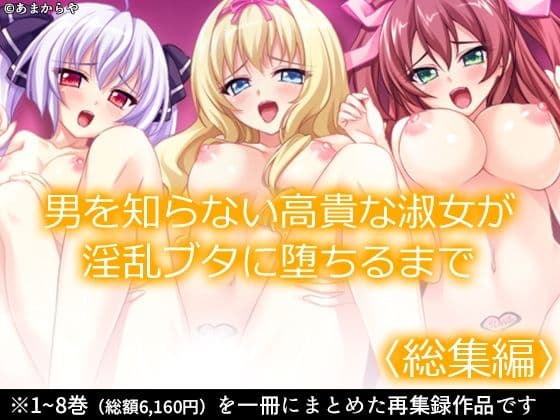 男を知らない高貴な淑女が淫乱ブタに堕ちるまで  ＜総集編＞